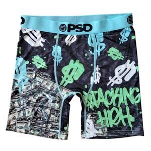 PSD Underwear, Men's Medium, Stacking High, Multicolor, Boxer Brief, Money, NWOT